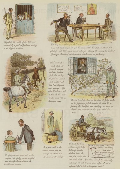 犬用カートの奇妙な冒険 作： Randolph Caldecott